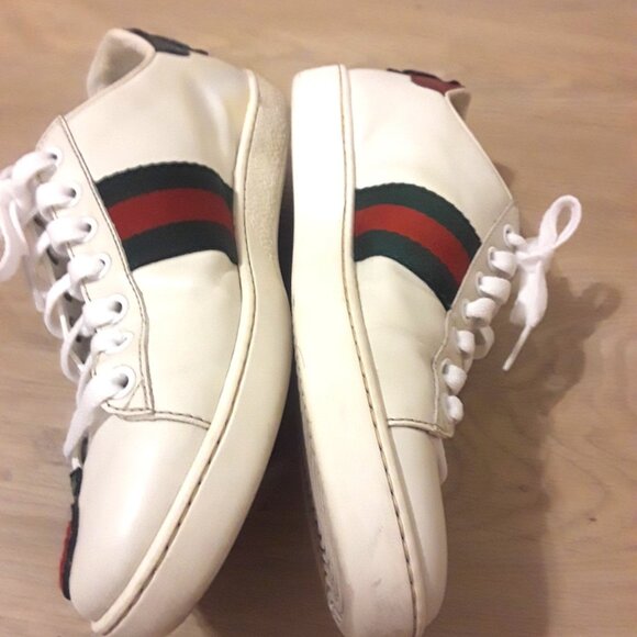 Rare GUCCI Ace floral LOGO sneakers--excellent condition - Picture 5 of 15